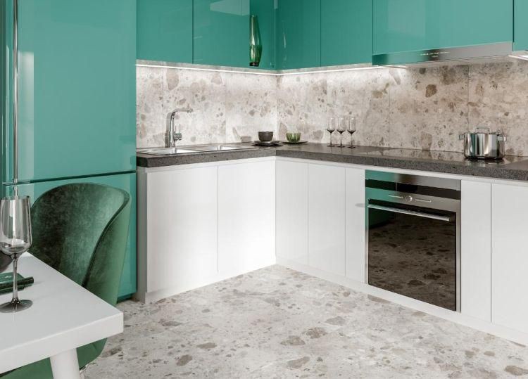 Ambra Grey 60x60 płytka gresowa imitująca lastryko 108417