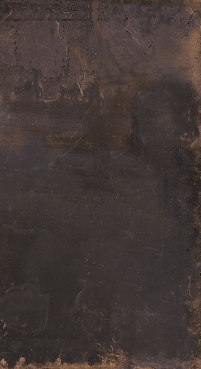 Płytki grafit przetarte ze rdzą metalizowane industrialne Sant Agostino Oxidart Black 60x120 79409