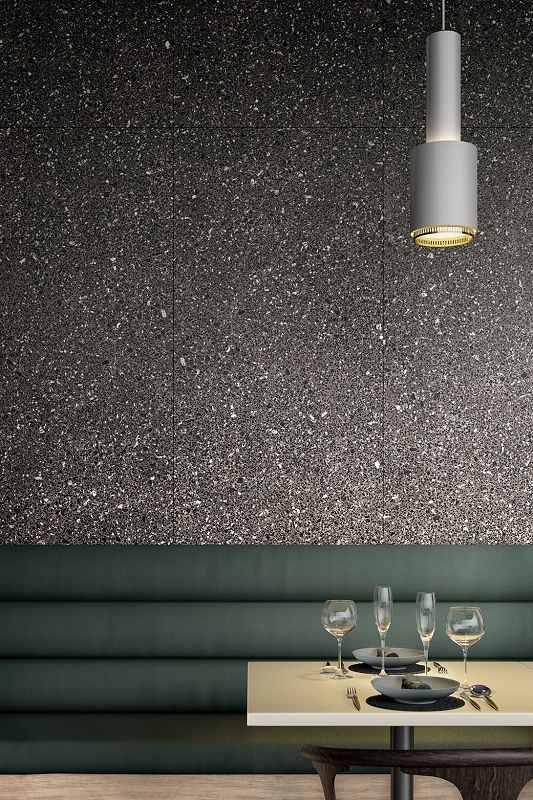 Coem Porfirica Aglo Black Lucidato Rettificato 60x60 POA600L płytki gresowe lastryko 124095