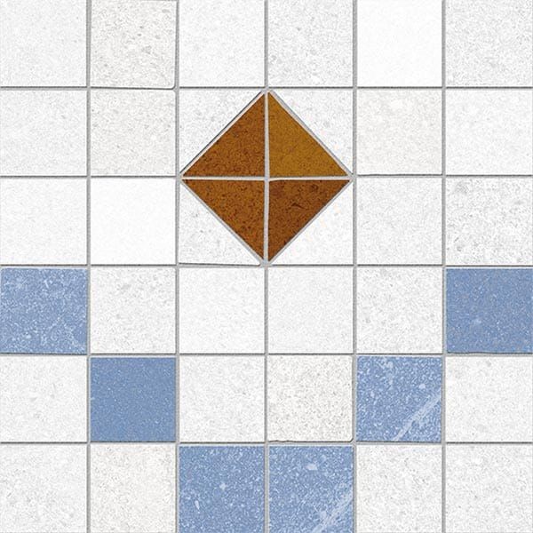 Vives Seine Tabarly-R 2 Azul 20x20 płytki patchworkowe gresowe 155041