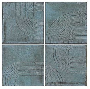 WOW Enso Wabi Blue 12,5x12,5 płytka ścienna dekor