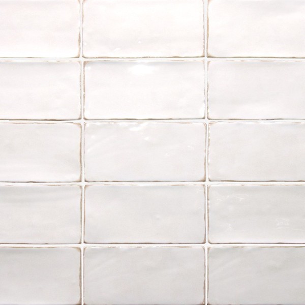 Płytki cegiełki kuchenne tustykalne postarzane białe Decus Tradition Blanco 7,5x15 17730