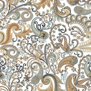 Keros Paisley Mysore 25x25 płytka patchwork dekoracyjna