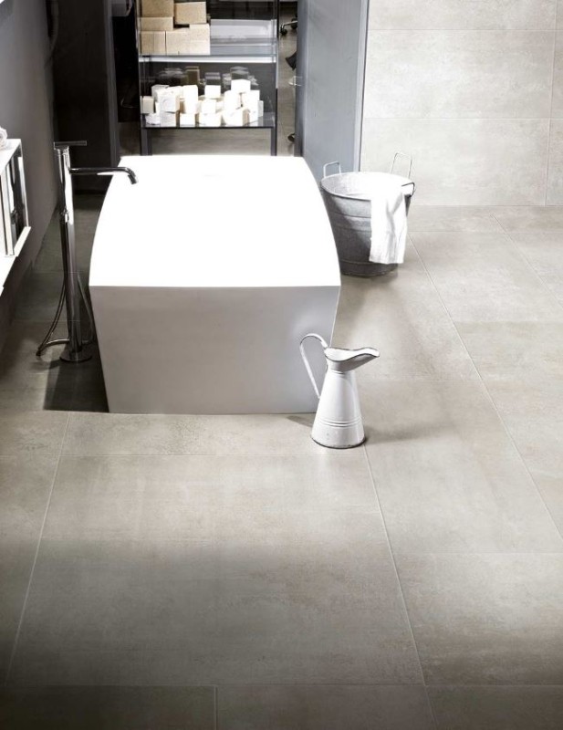Płytki podłogowe beton przetarty szare Florim Floor Gres Rawtech Raw- White 757825 120x240 94601