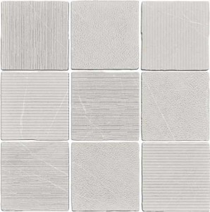 WOW Gea Carved Grey 12x12 płytka ścienna dekoracyjna