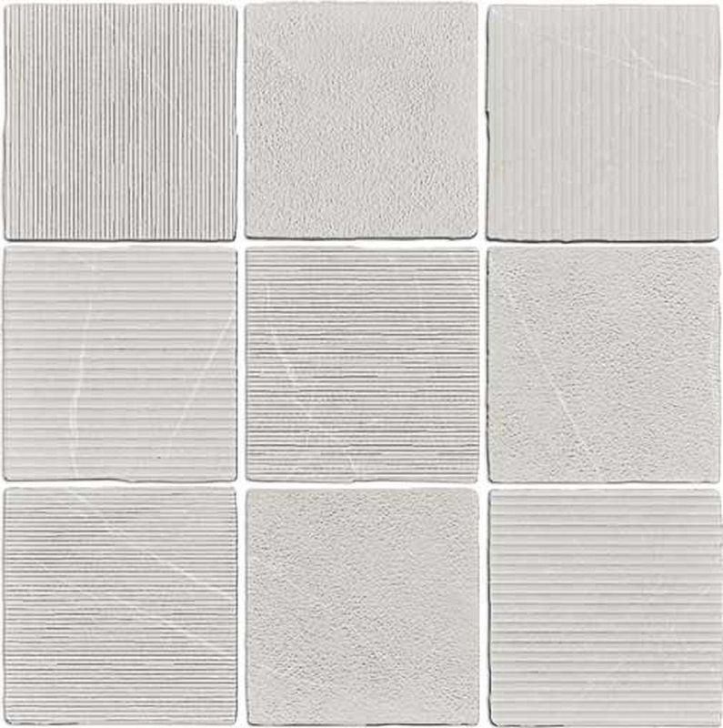 WOW Gea Carved Grey 12x12 płytka ścienna dekoracyjna 155899