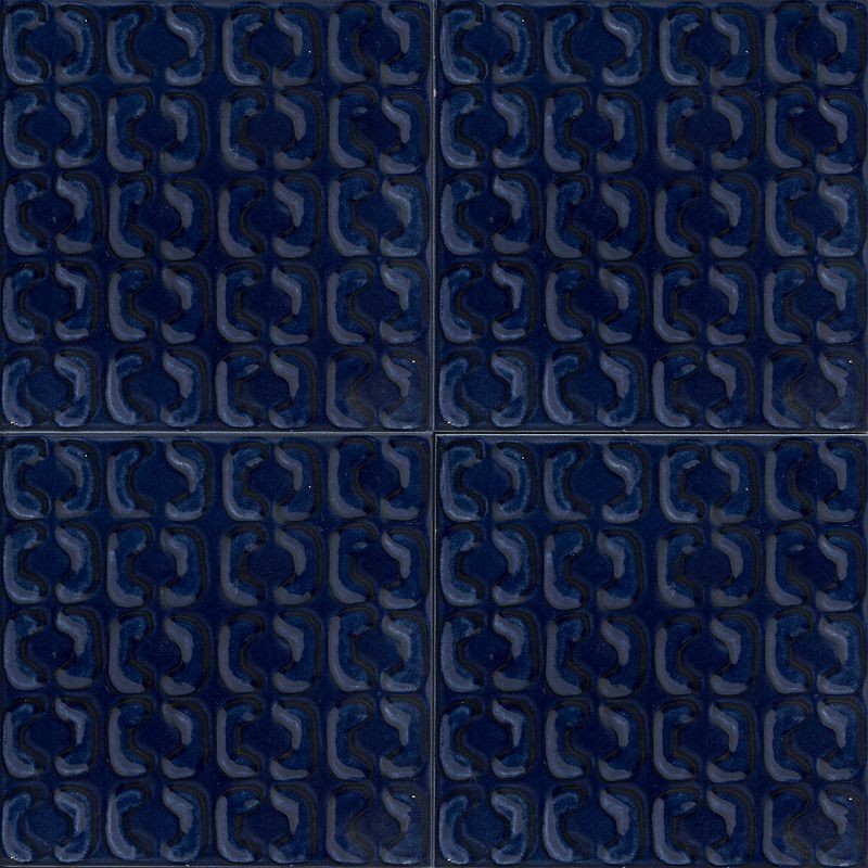Marazzi Memoria Blu Struttura Stamp 15x15 MAYA płytki ścienne dekoracyjne 139517