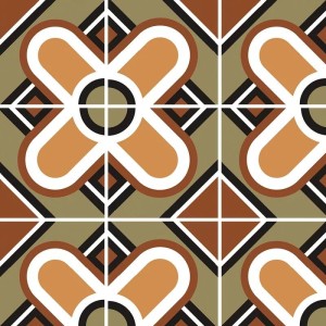 Equipe Bauhome Blume Warm 20x20 płytki patchwork gresowe