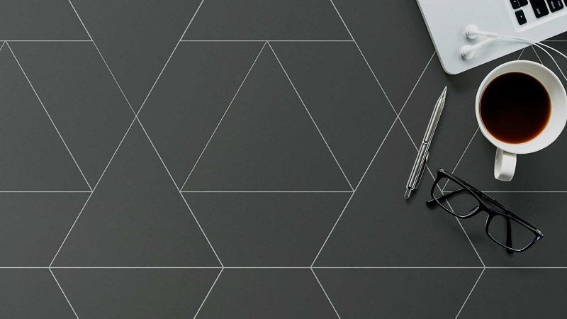 WOW Triangle Floor Graphite  Matt 20x23 płytka podłogowa 166027