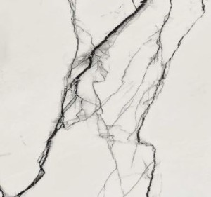 Płytki podłogowe marmur białe z czarną żyłą Florim Floor Gres B&W_Marble Breach GLO 766603 60x60
