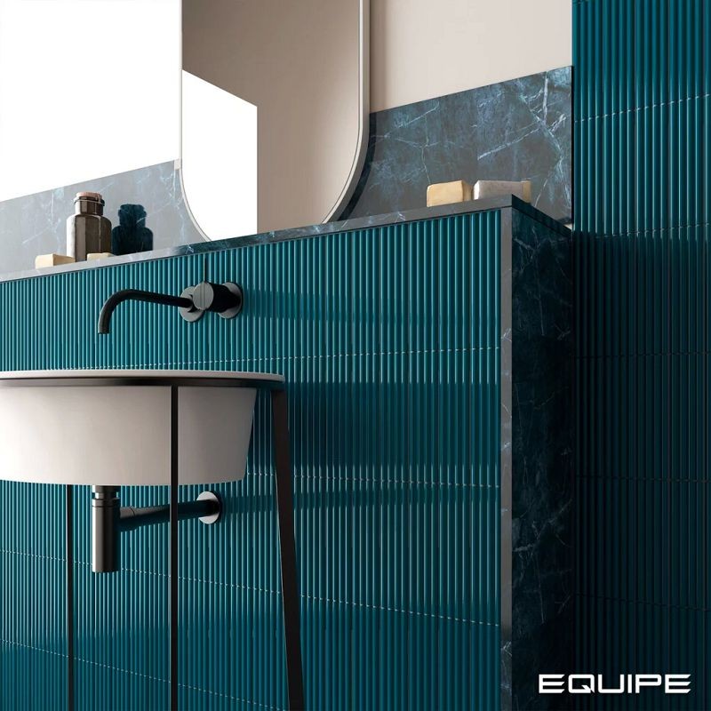 Equipe Costa Nova Praia Glacier Matt 5x20 płytki cegiełki dekoracyjne 3D 127336