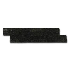 Płytki Kolor czarny El Casa Łupek Dekoracyjny Black Fire Soft 10x40