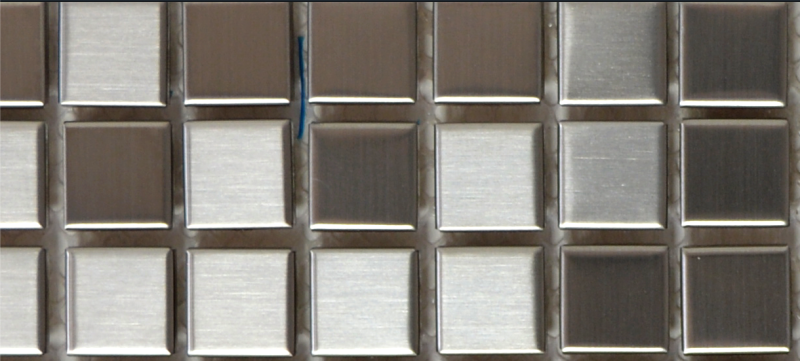 Mozaika aluminiowa srebrna mały kwadrat Metropol MM 0327 30,0 x 30,0 80866