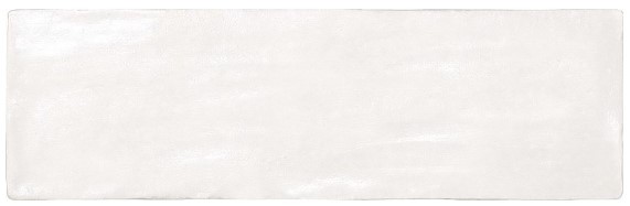 Płytki cegiełki białe satyn rustykalne nierówna powierzchnia Equipe Mallorca White 6,5х20 22378
