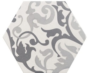 Equipe Hexatile Harmony B&W Mate 17,5x20 płytka gresowa