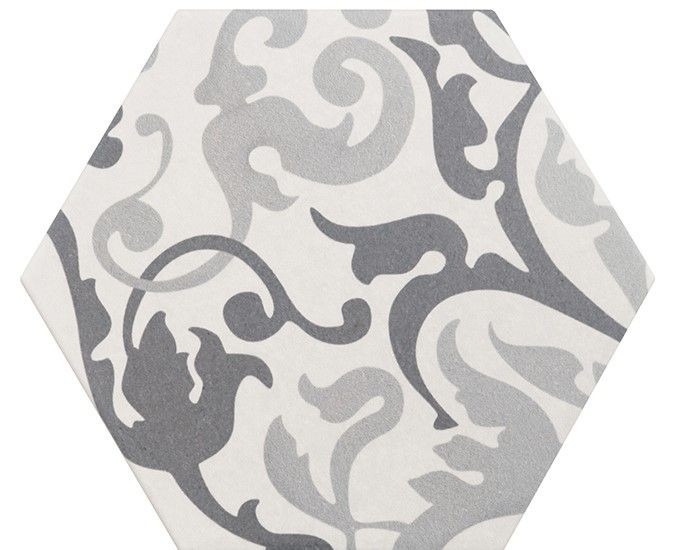 Equipe Hexatile Harmony B&W Mate 17,5x20 płytka gresowa 158378