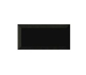 Ribesalbes Ceramica Bisel Negro Brillo 7,5x15 płytka ścienna