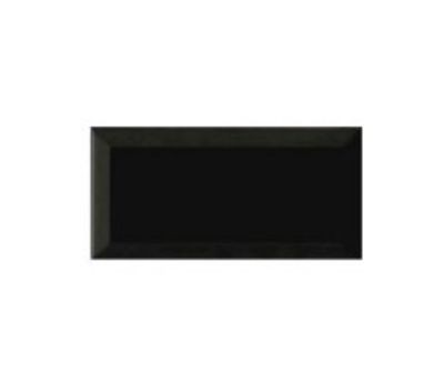 Ribesalbes Ceramica Bisel Negro Brillo 7,5x15 płytka ścienna 150247