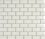 Mozaika monokolor biała małe cegiełki połysk Metropol MM 0506 30,0 x 30,0 75924