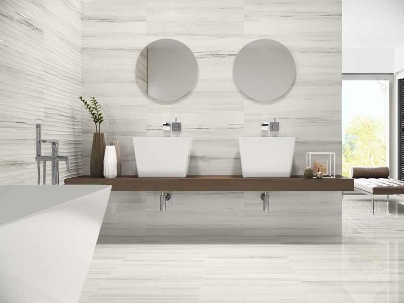 Baldocer Wellen Riverdale White 30x90 płytki ścienne 117719