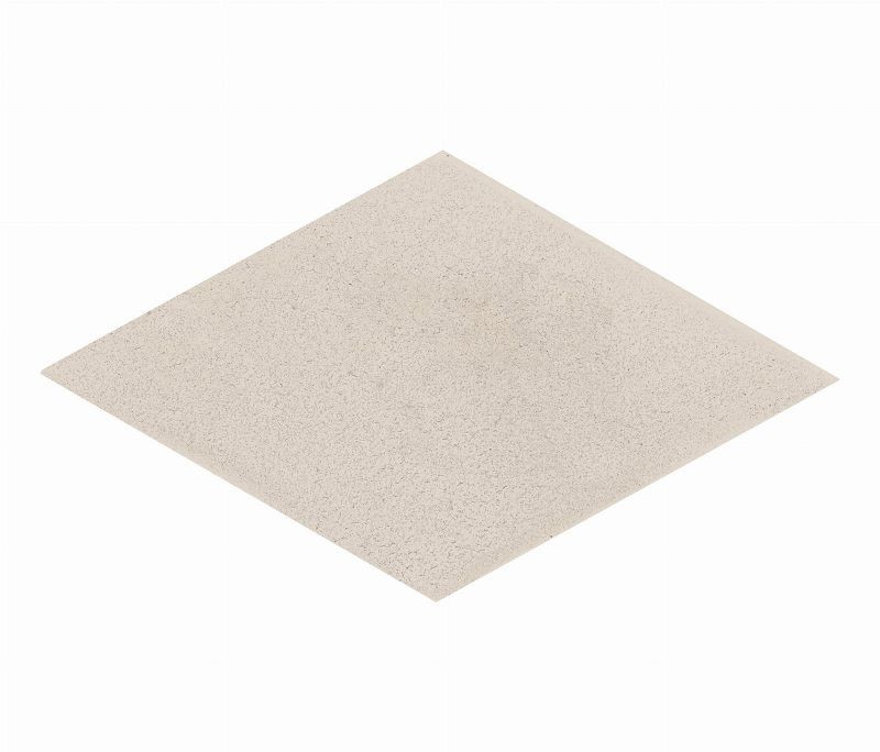 Marca Corona Chalk White Rombo 18,7x32,4 E754 płytki gresowe betonowe romby 143070