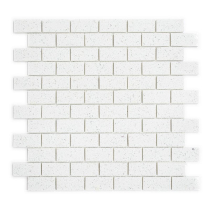 Mozaika  biała cegiełki małe Metropol MM 0132 32,5 x 30,0 102426