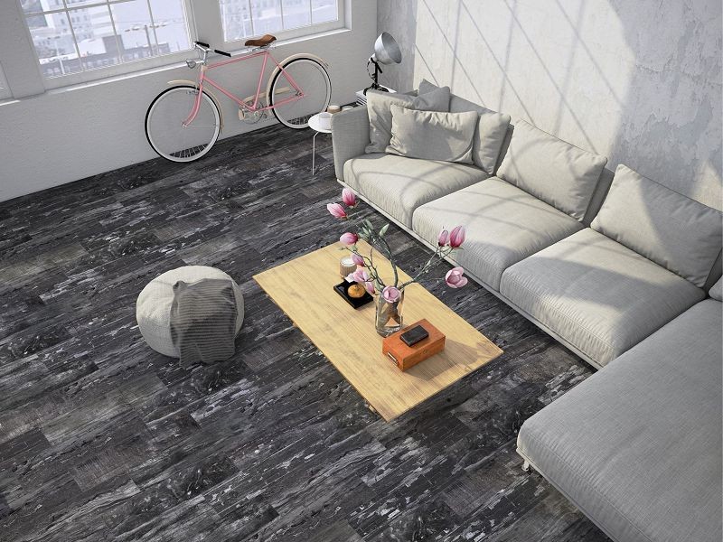 Absolut Keramika Palau Black 15x90 płytka drewnopodobna 108047