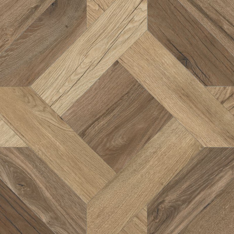 Gres dwrocowy kwadrat rustykalny sęki drewno parkiet brąz Flaviker Nordik Wood PF60005047 Mansion Gold Brown 60x60 77830