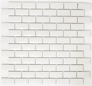 Mozaika Dekoracyjna 055610 Retro Brick White 30,0x30,0