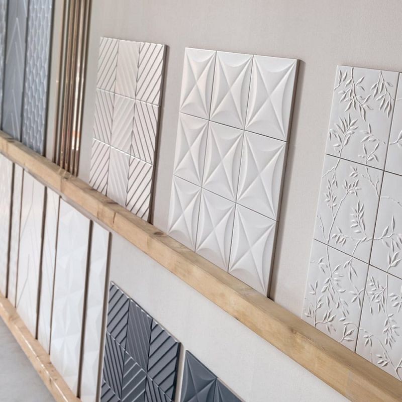 Marca Corona 4D Diagonal White 20x20 E062 płytki ścienne 142816