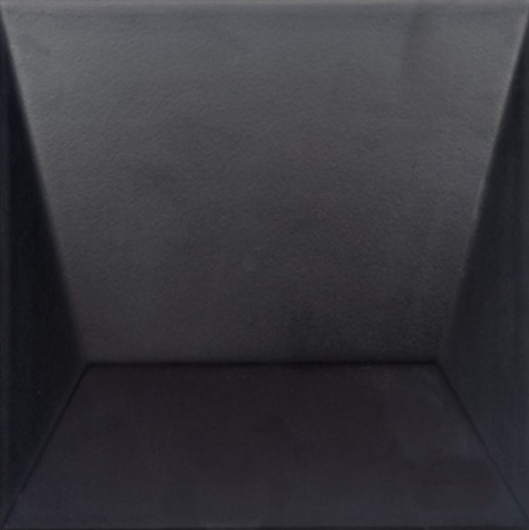 Płytki czarne ścienne trójwymiarowe 3D Decus Keops Negro Mate 15x15 26639