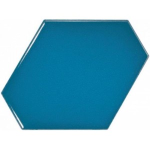 Equipe Scale Benzene Electric Blue 10,8x12,4 płytka ścienna