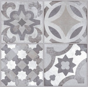 Keros Hydraulic Gris 41x41 płytka gresowa patchwork