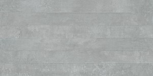 Płytki 3D ścienne szary beton salon Saloni Street - Art Formwork Gris 45x90