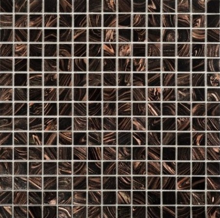 Mozaika z muszli brązowa perła szkło Dell Arte Bisanzio Dark 32,7x32,7 31035