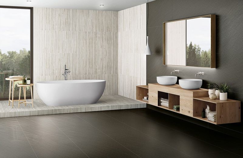 Ibero Artwood Black 20x120 płytki drewnopodobne 133340