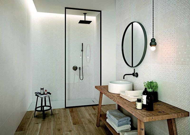 Marazzi Stone_Art Dec Pattern Steel 40x120 M04R płytka ścienna 141990