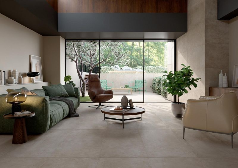 Marazzi Plaza Beige 60x120 M9AC płytki betonowe gresowe 141122