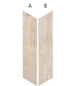 WOW Chevron A Wood Light 9,8x52,2 płytka drewnopodobna