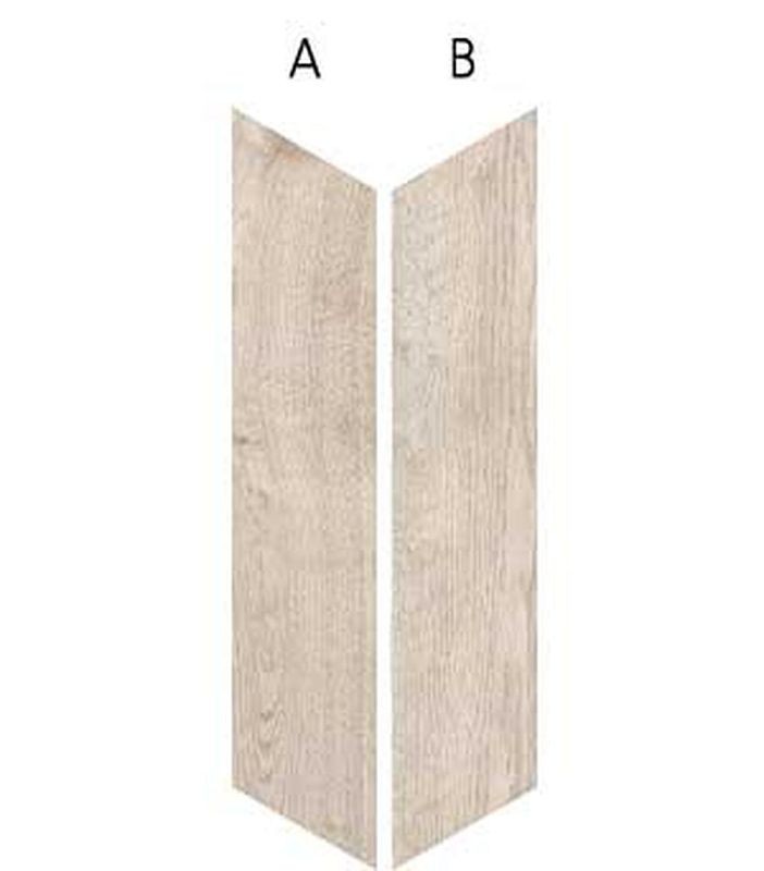 WOW Chevron A Wood Light 9,8x52,2 płytka drewnopodobna 155657