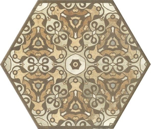 Aparici Terre Stamp Hexagon 25x29 płytka heksagonalna 110313