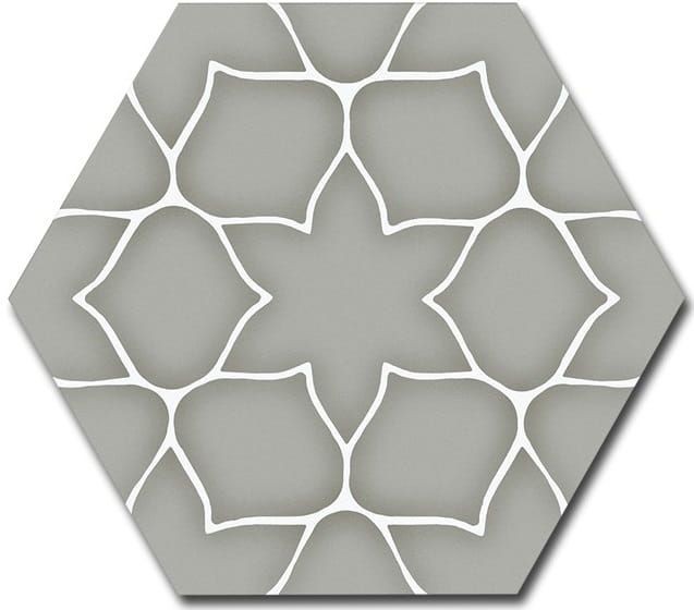 Realonda Kerala Grey Active 28,5x33 płytki gresowe heksagonalne 150044