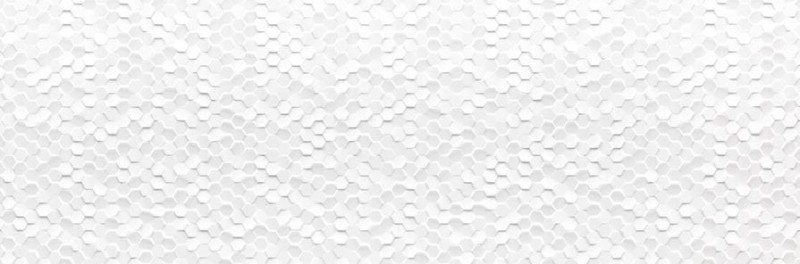 Płytki ścienne białe małe heksagony Venis Dubai White 33,3x100 amb 35385