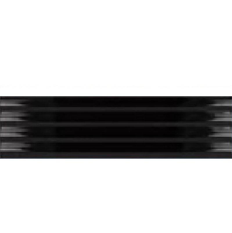 Equipe Costa Nova Onda Black 5x20 płytki cegiełki dekoracyjne 3D 127233