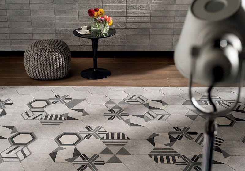 Marca Corona Textile Silver 7,5x30 D563 płytki cegiełki 144660