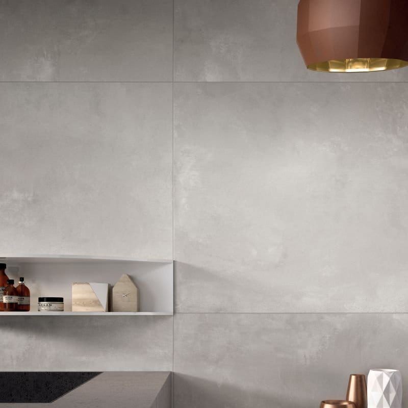Ariana Concrea Plain Silver Naturale 80x80 płytki gresowe imitujące beton 114382