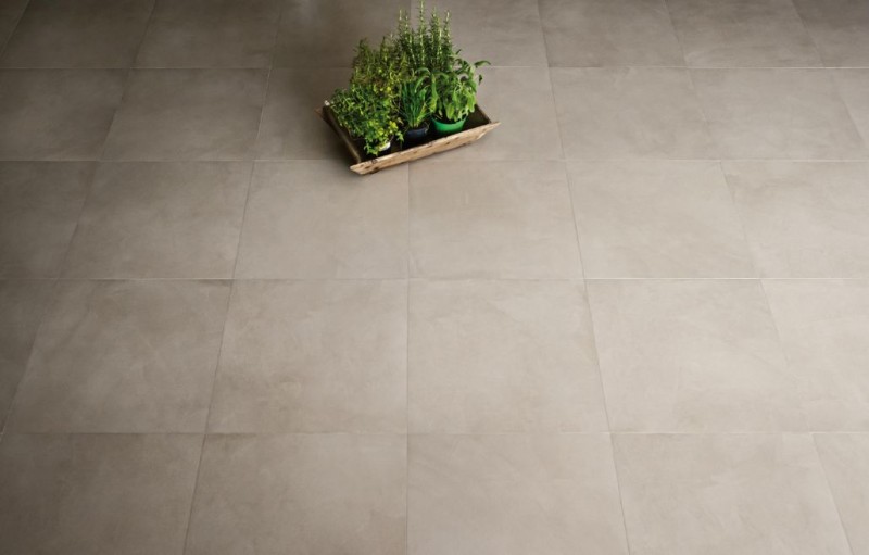 Płytki podłogowe imitujące beton Marazzi Block Black MLJW 75x75 48413