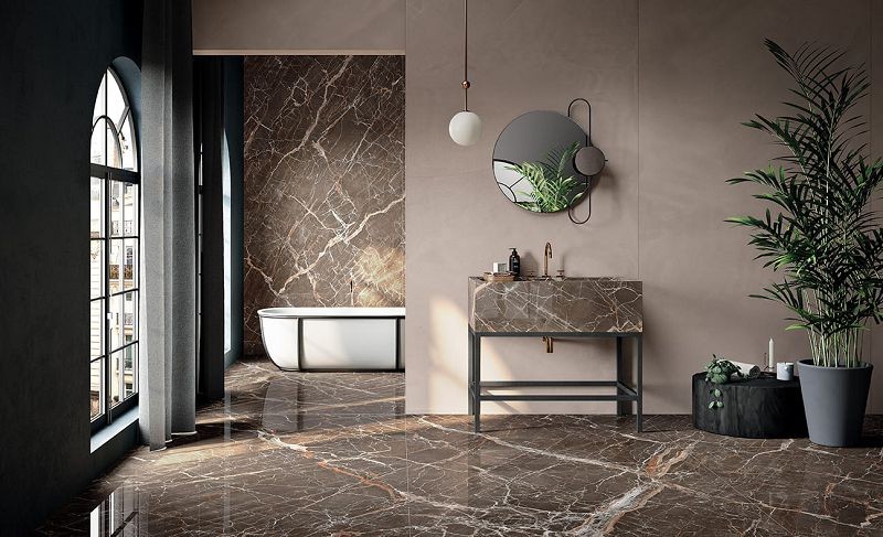 Fondovalle Infinito 2.0 Ombra di Caravaggio Glossy 60x120 płytki gresowe imitujące kamień 131703