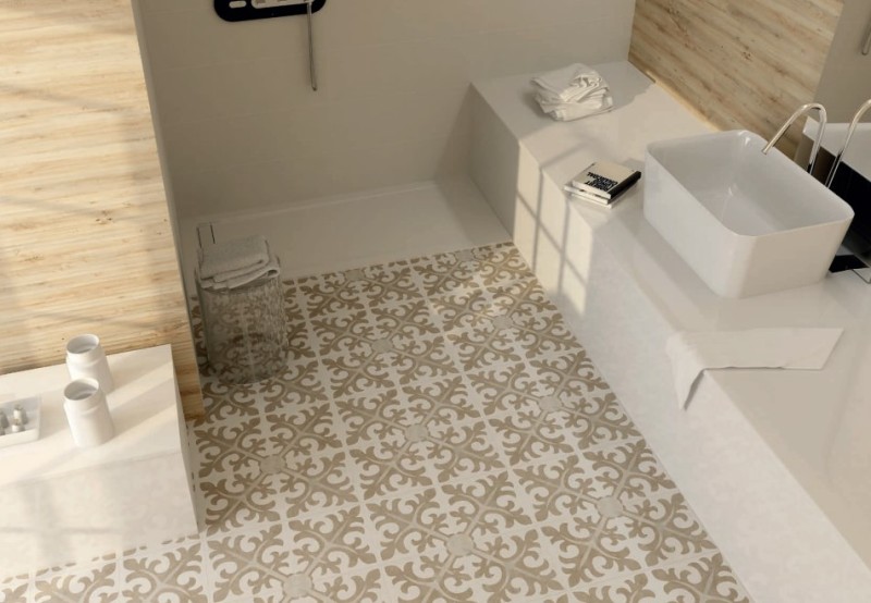 Płytki patchworkowe wzorzyste Aparic Kilim Nain Natural_59,55x59,55 66309