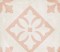 Gresy małe w kwadracie z różowym wzorem Equipe Art Nouveau Padua Pink 20x20 67818